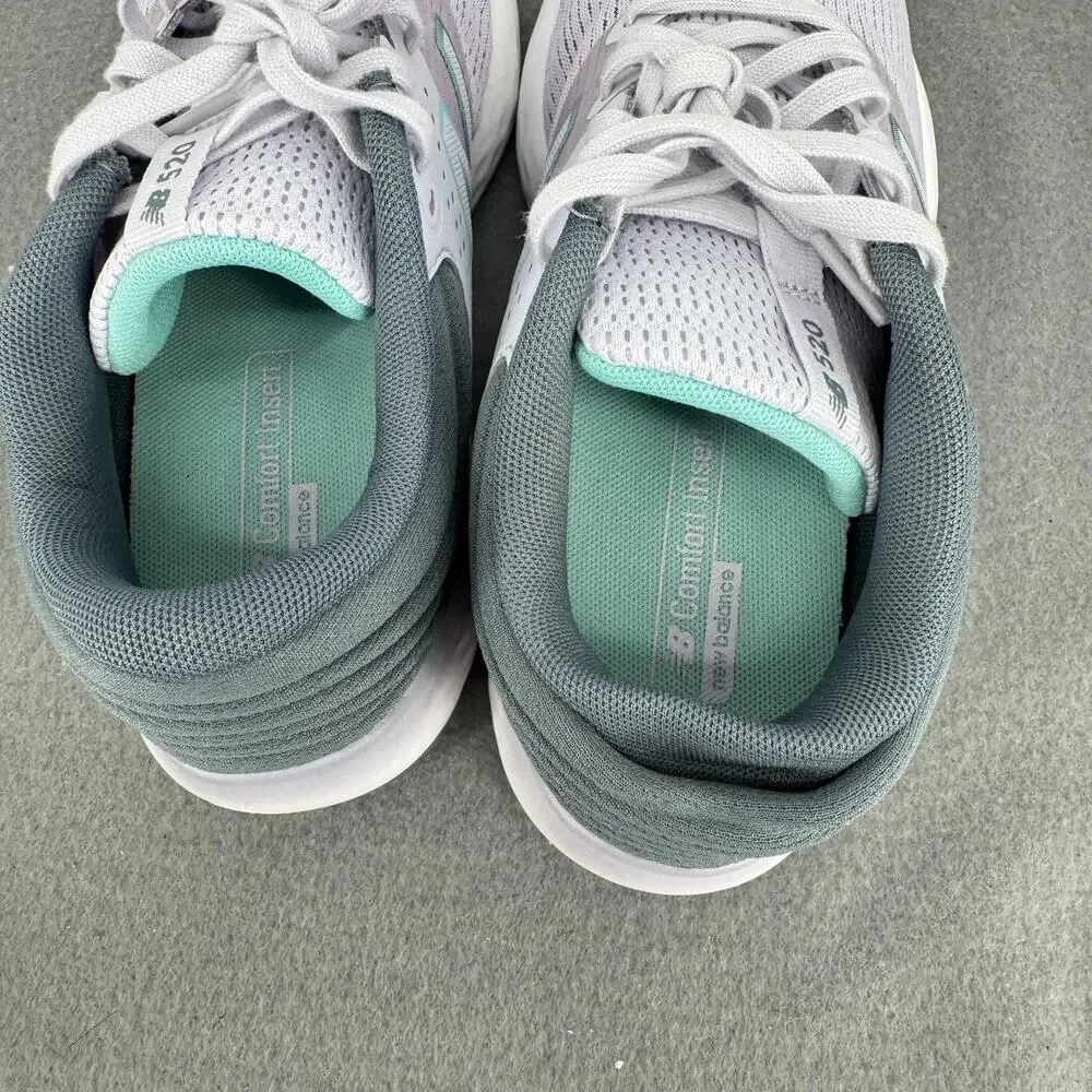 New Balance 520 V7 Womens Size 6 Gray Pink Aqua Running Shoes W520RG7